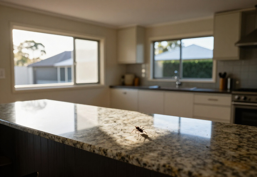 Roof void in Glen Alpine after spider treatment